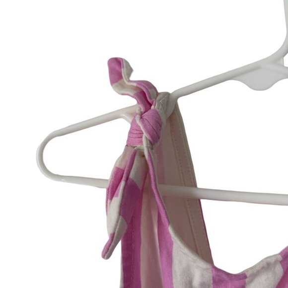 ZARA Girls Pink & White Striped Sundress Size 9 - Picture 4 of 5